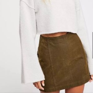 Free People Green Skirt